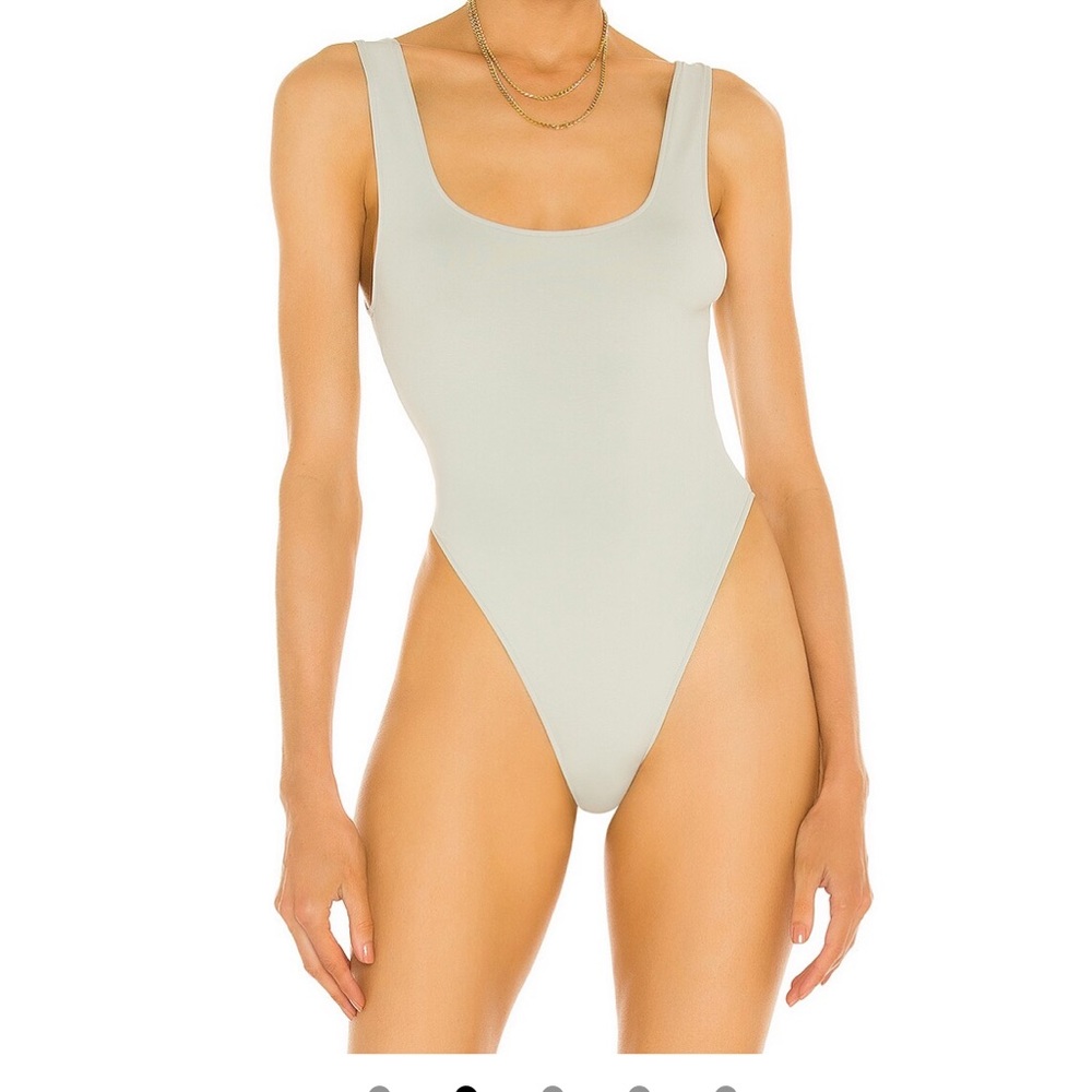 Delicious tank bodysuit in color celery